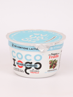 YOGUR DE COCO Y FRUTILLA SIN AZUCAR COCO IOGO