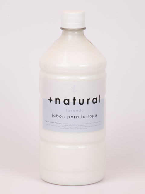 JABON PARA ROPA NATURAL 1L + NATURAL