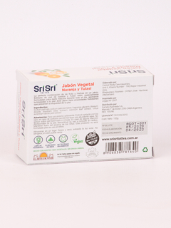 JABON VEGETAL NARANJA SRISRI - comprar online