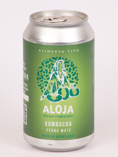 KOMBUCHA LATA YERBA MATE ALOJA