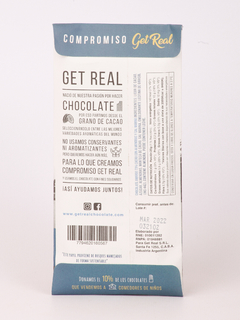 CHOCOLATE AMARGO 73% ALMENDRAS SAL 70GR GET REAL - comprar online