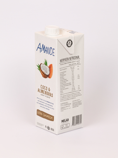 LECHE DE COCO Y ALMENDRAS SIN AZUCAR 1L AMANDE - comprar online