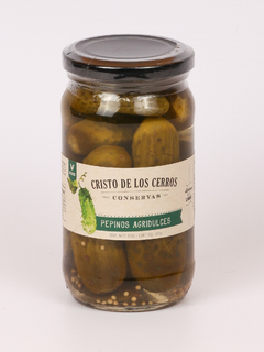 PEPINOS AGRIDULCES 310GR CRISTO DE LOS CERROS