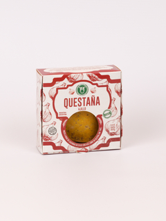 QUESO VEGANO QUESTAÑA AL AJILLO FELICES LAS VACAS