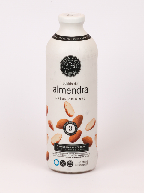 LECHE DE ALMENDRAS ORIGINAL 910ML GREEN FOOD MAKERS