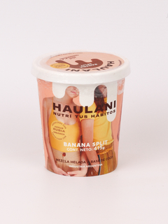 HELADO DE BANANA SPLIT POTE 500ML HAULANI