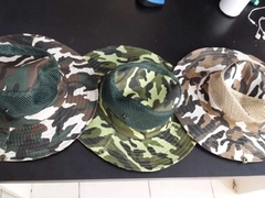 GORRO AUSTRALIANO RESPIRABLE LISOS - CAMO