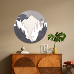 Wall Art 3D - Montaña { Indico }