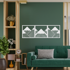 Wood Wall Art - Tríptico Montaña - comprar online