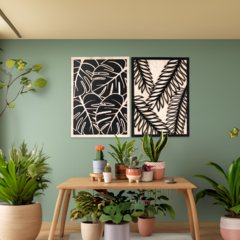 Imagen de Wall Art 3D - Duo Botánico