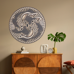 Wall Art 3D - Pez Koi { Mediterráneo } - tienda online