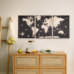 Wall Art 3D - Mapa Mundi XL - tienda online