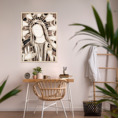 Wall Art 3D - Virgen María #2 { Mediterraneo } - tienda online