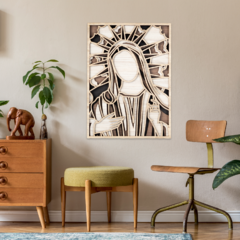 Wall Art 3D - Virgen María #2 { Mediterraneo } - comprar online