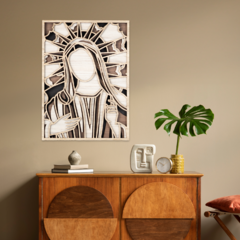 Wall Art 3D - Virgen María #2 { Mediterraneo }