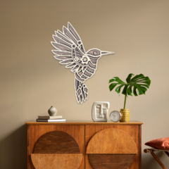 Wall Art 3D - Colibrí #2 { Mediterraneo }