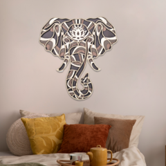 Wall Art 3D - Elefante { Mediterráneo } - comprar online