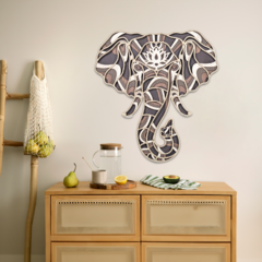 Wall Art 3D - Elefante { Mediterráneo }