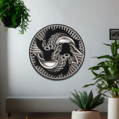 Wall Art 3D - Pez Koi { Indico }