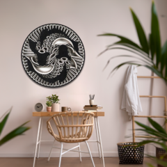 Wall Art 3D - Pez Koi { Indico } - comprar online