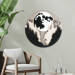 Wall Art 3D - Luna Llena { Indico }