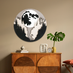 Wall Art 3D - Luna Llena { Indico } - comprar online