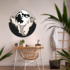 Wall Art 3D - Luna Llena { Indico } - tienda online