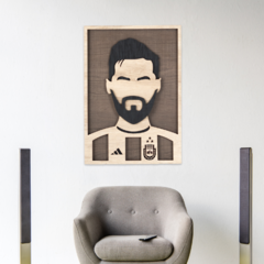 Wall Art 3D - Messi