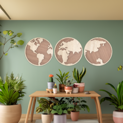 Wall Art 3D - 3 Mundos - tienda online