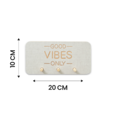 Imagen de Portallaves - Good Vibes Only Rectangular