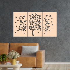 Wood Wall Art - Trilogia Arbol en internet