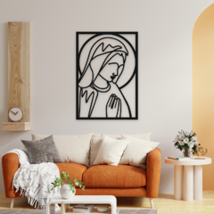 Wood Wall Art - Virgen María