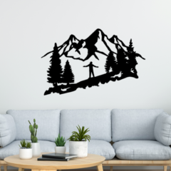 Wood Wall Art - Mountain #4