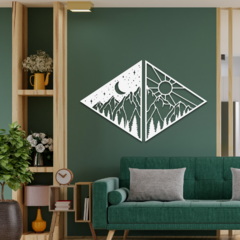 Wood Wall Art - Noche y Día - comprar online