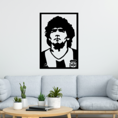 Wood Wall Art - Maradona