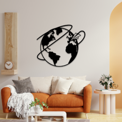 Wood Wall Art - Vuelta al mundo