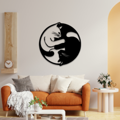 Wood Wall Art - Cute Cats