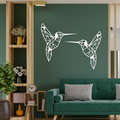 Wood Wall Art - Dúo Colibri en internet