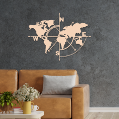 Wood Wall Art - Mapa Vida #2 en internet