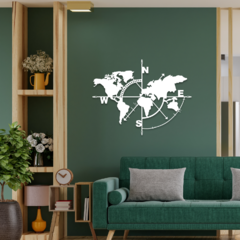 Wood Wall Art - Mapa Vida #2 - comprar online