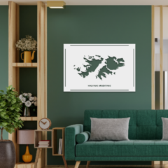 Wood Wall Art - Islas Malvinas #2 - comprar online