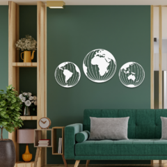 Wood Wall Art - Mapa Olsen #3 - comprar online