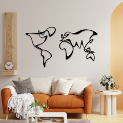 Wood Wall Art - Mapa Torvi