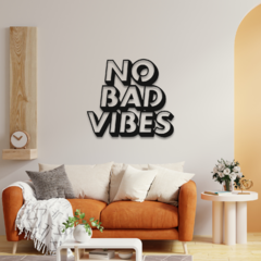 Wood Wall Art - No Bad Vibes