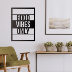 Wood Wall Art - Good vibes only