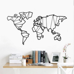 Wood Wall Art - Mapa Mundi #3