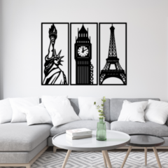 Wood Wall Art - Skyline XL