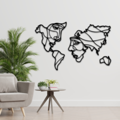 Wood Wall Art - Mapa Ada