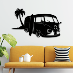 Wood Wall Art - Vw Van #2