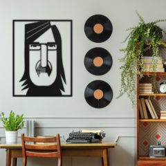 Wood Wall Art - Charly Garcia